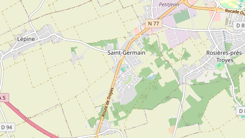 Carte de localisation de l'évènement