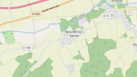 Carte de localisation de l'évènement