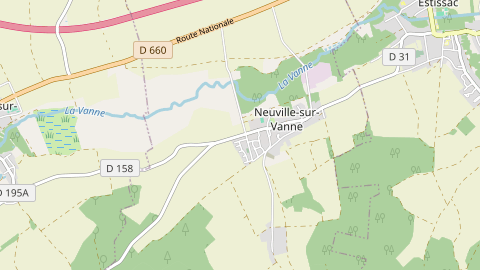 Carte de localisation de l'évènement