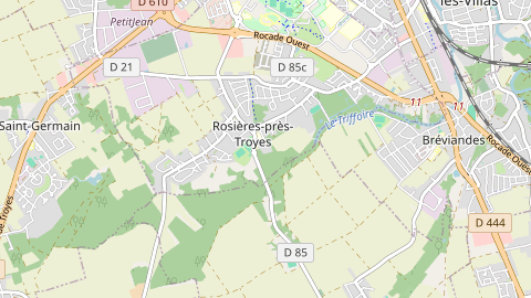 Carte de localisation de l'évènement