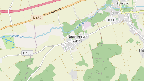 Carte de localisation de l'évènement