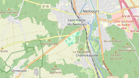 Carte de localisation de l'évènement