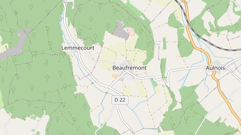 Carte de localisation de l'évènement