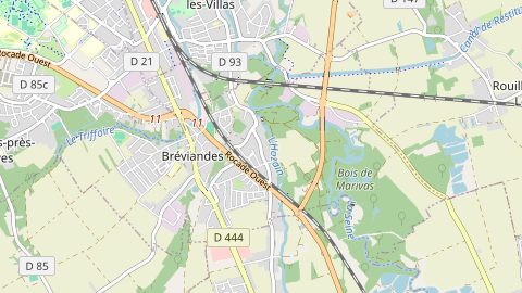Carte de localisation de l'évènement