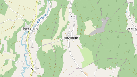 Carte de localisation de l'évènement