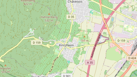 Carte de localisation de l'évènement