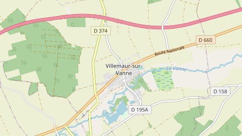 Carte de localisation de l'évènement