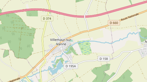 Carte de localisation de l'évènement