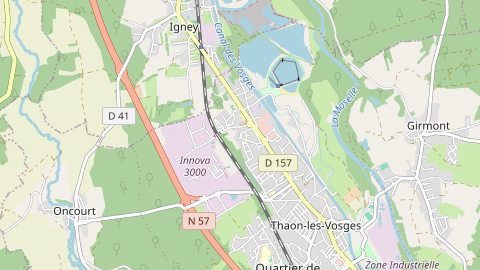 Carte de localisation de l'évènement
