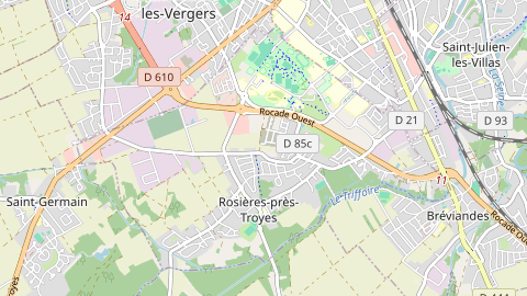 Carte de localisation de l'évènement
