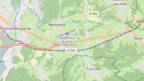 Carte de localisation de l'évènement