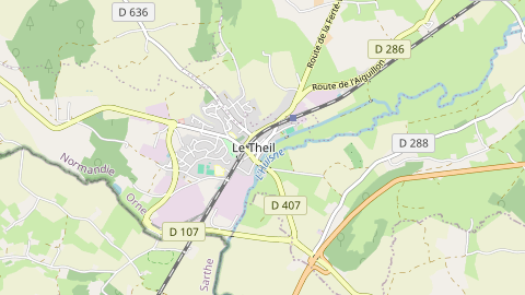 Carte de localisation de l'évènement