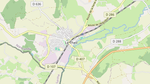 Carte de localisation de l'évènement