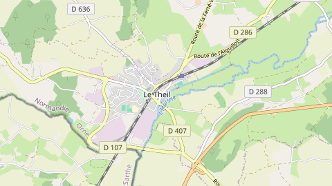 Carte de localisation de l'évènement