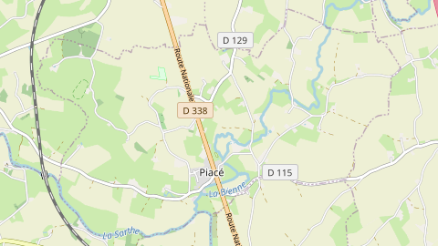 Carte de localisation de l'évènement