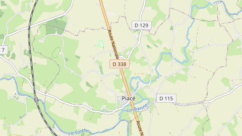 Carte de localisation de l'évènement