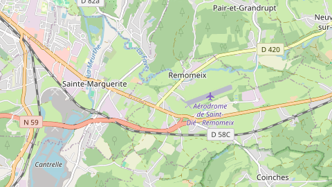 Carte de localisation de l'évènement