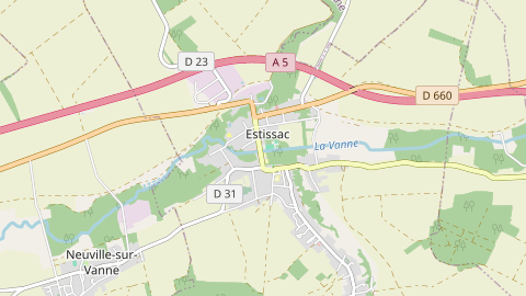 Carte de localisation de l'évènement