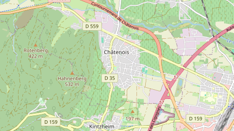 Carte de localisation de l'évènement