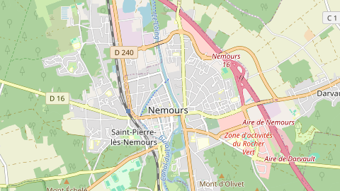 Carte de localisation de l'évènement