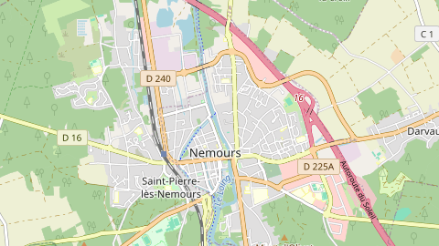 Carte de localisation de l'évènement