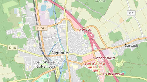 Carte de localisation de l'évènement