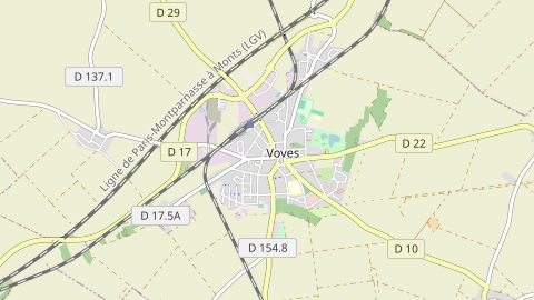 Carte de localisation de l'évènement