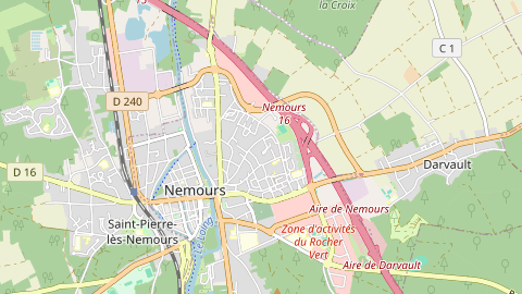 Carte de localisation de l'évènement