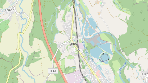 Carte de localisation de l'évènement