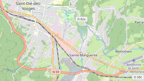 Carte de localisation de l'évènement