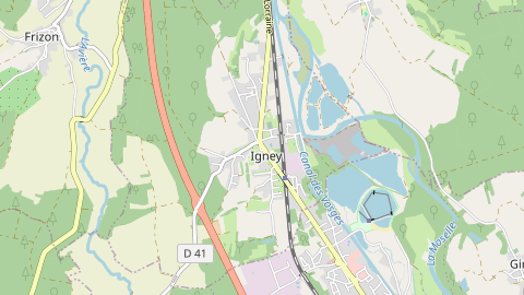 Carte de localisation de l'évènement