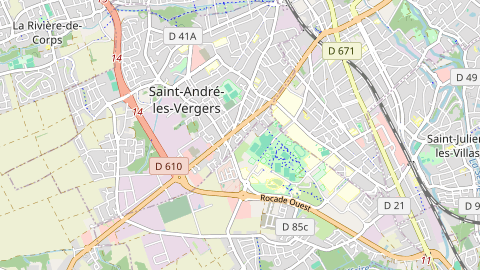 Carte de localisation de l'évènement
