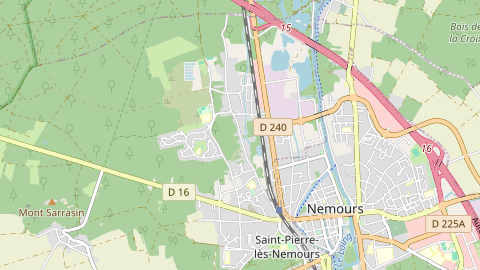 Carte de localisation de l'évènement
