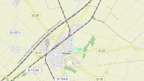 Carte de localisation de l'évènement