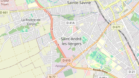 Carte de localisation de l'évènement