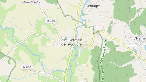 Carte de localisation de l'évènement