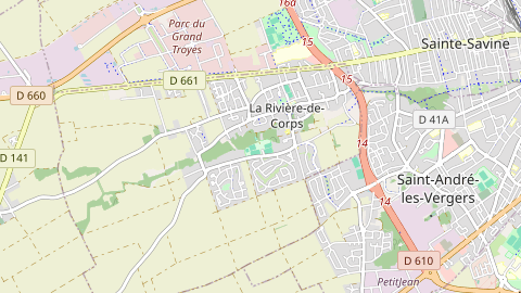 Carte de localisation de l'évènement