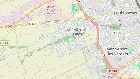 Carte de localisation de l'évènement
