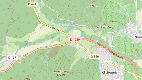 Carte de localisation de l'évènement