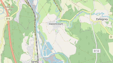 Carte de localisation de l'évènement
