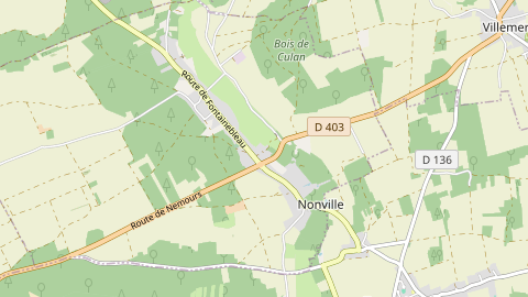 Carte de localisation de l'évènement