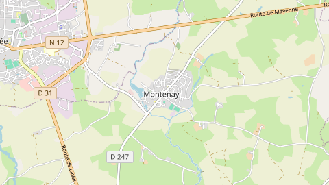 Carte de localisation de l'évènement