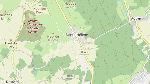 Carte de localisation de l'évènement
