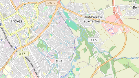 Carte de localisation de l'évènement