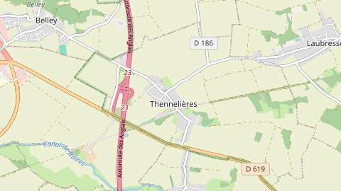 Carte de localisation de l'évènement