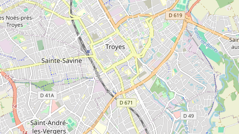 Carte de localisation de l'évènement