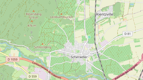 Carte de localisation de l'évènement