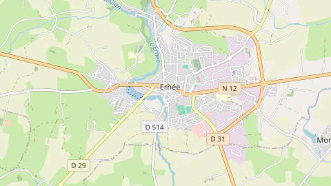 Carte de localisation de l'évènement
