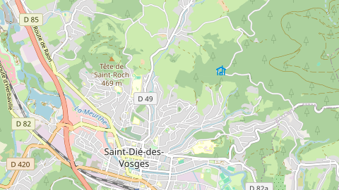 Carte de localisation de l'évènement