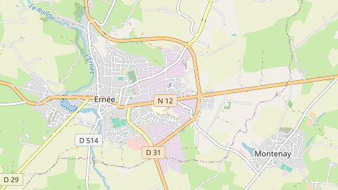 Carte de localisation de l'évènement